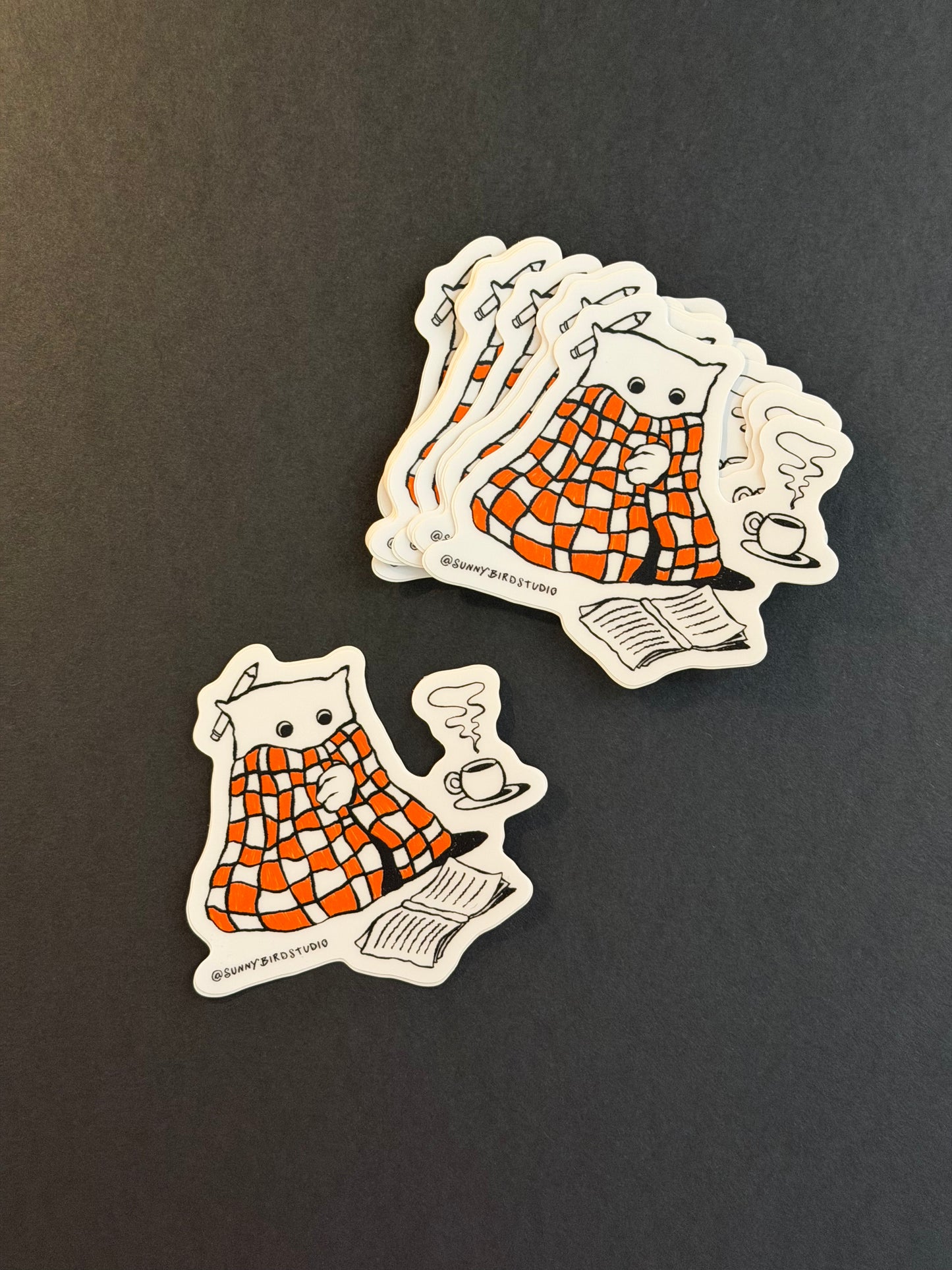 Getting Cozy Sticker
