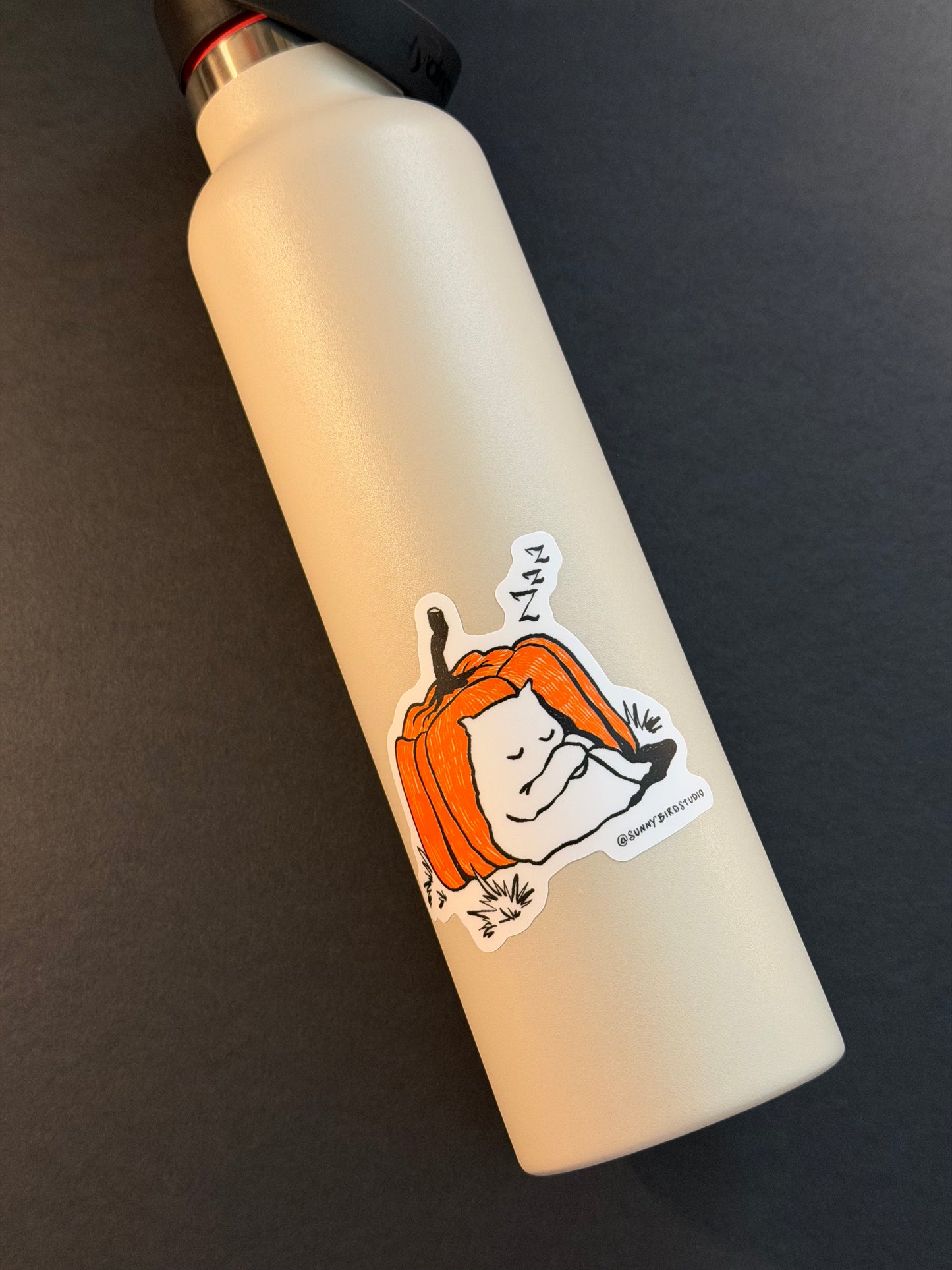 Pumpkin Nap Sticker